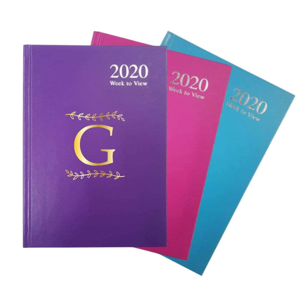 Copy of Personalised 2020 Organiser Work Office Business Planner Diary Size A5 D3