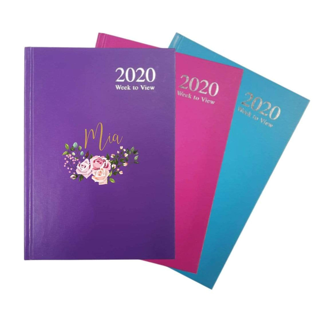 Copy of Personalised 2020 Organiser Work Office Business Planner Diary Size A5 D3