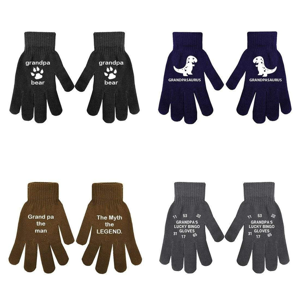 Personalise Name Adults Unisex Teens Xmas Chrsitmas Gift Adults Heat Gloves D1