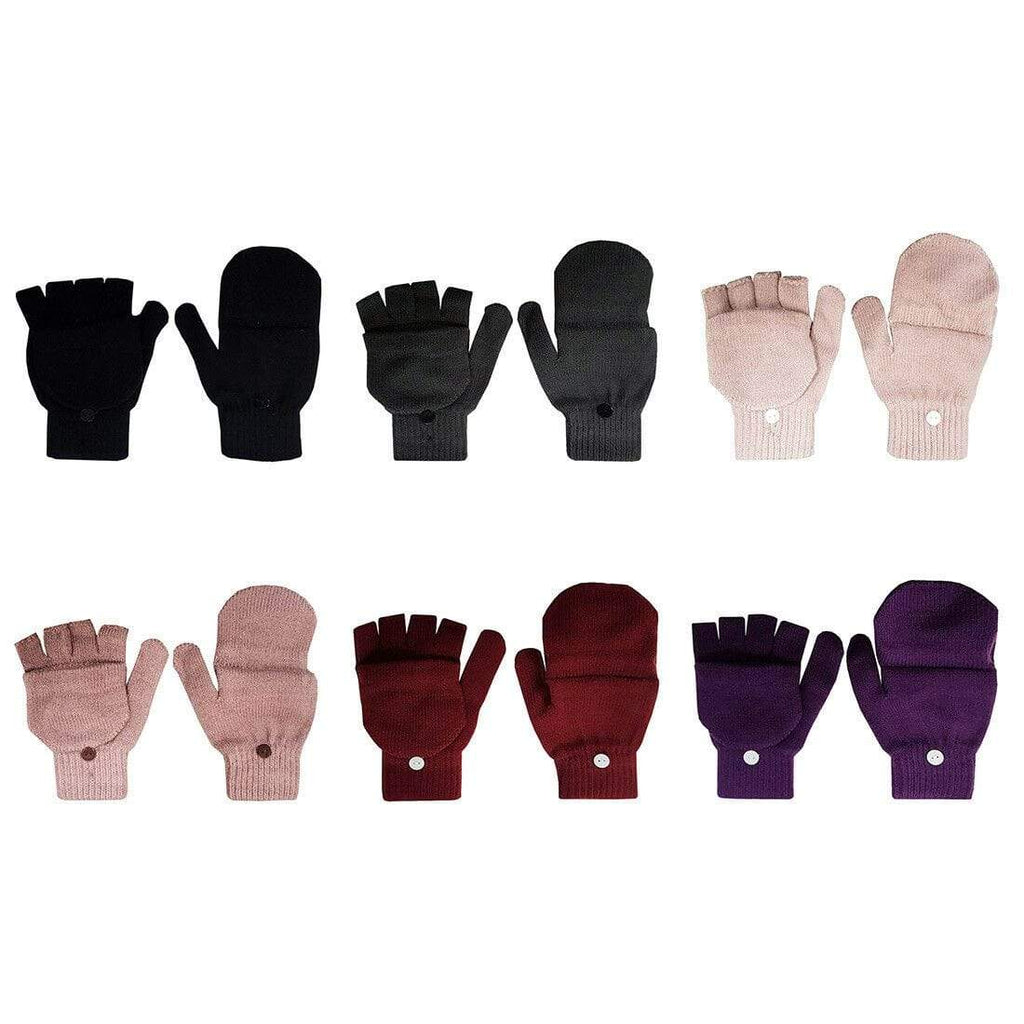 Kids Children Magic Gloves 2 Way Mittens Boys Girls Winter Funky Cool Teenagers