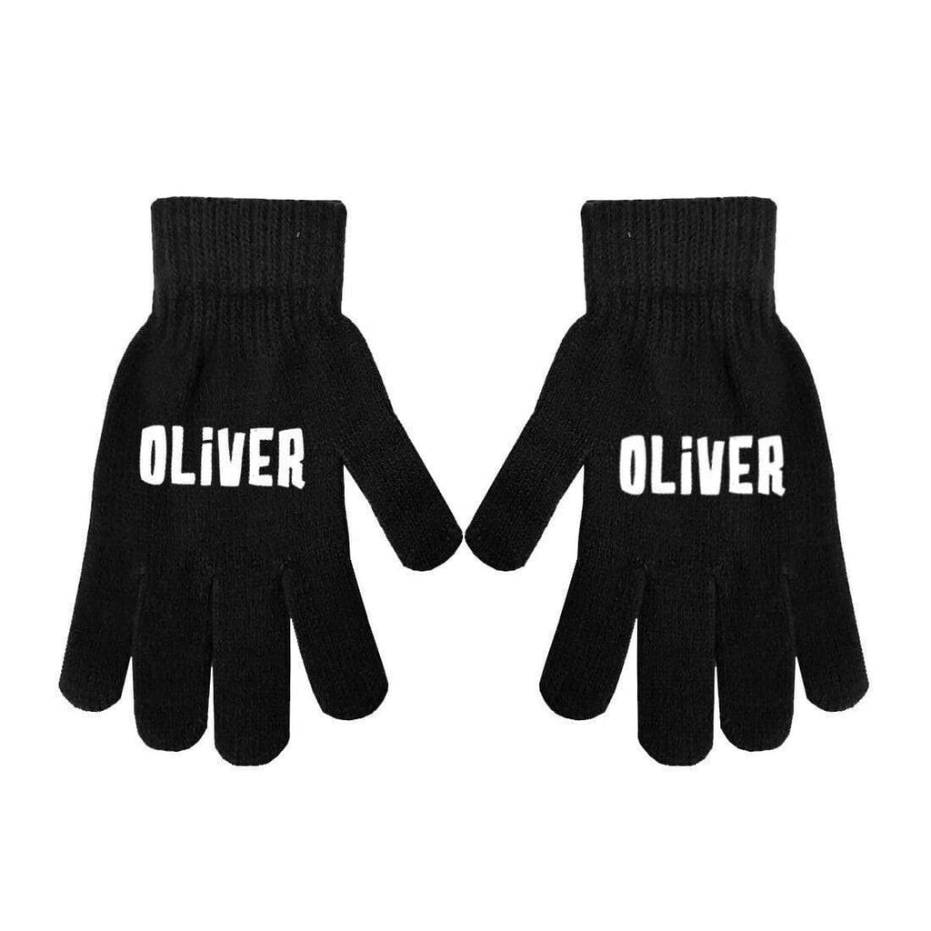 Personalise Name Kids Teenagers Adults Unisex Boys Girls Winter Fashion Gloves