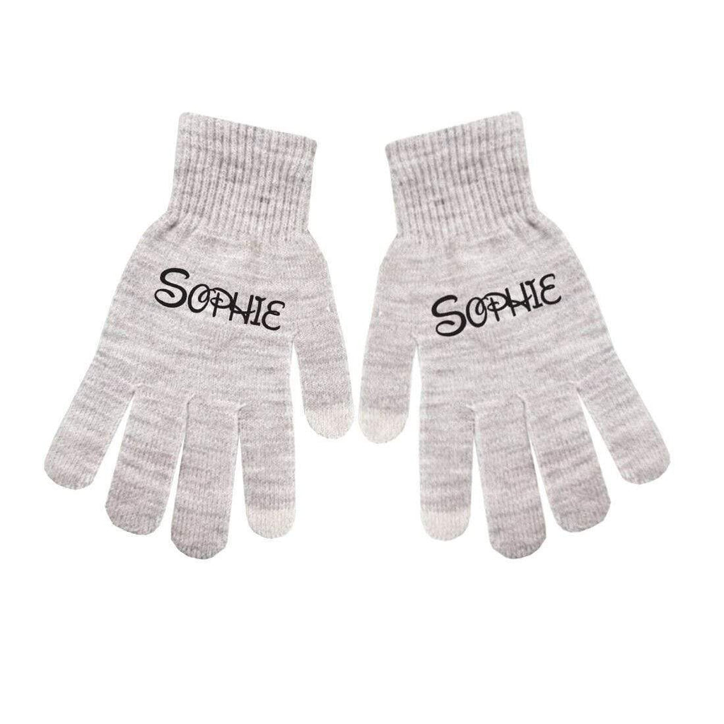 Personalise Kids Teenagers Adults Unisex Boys Girls Winter Touch Screen Gloves