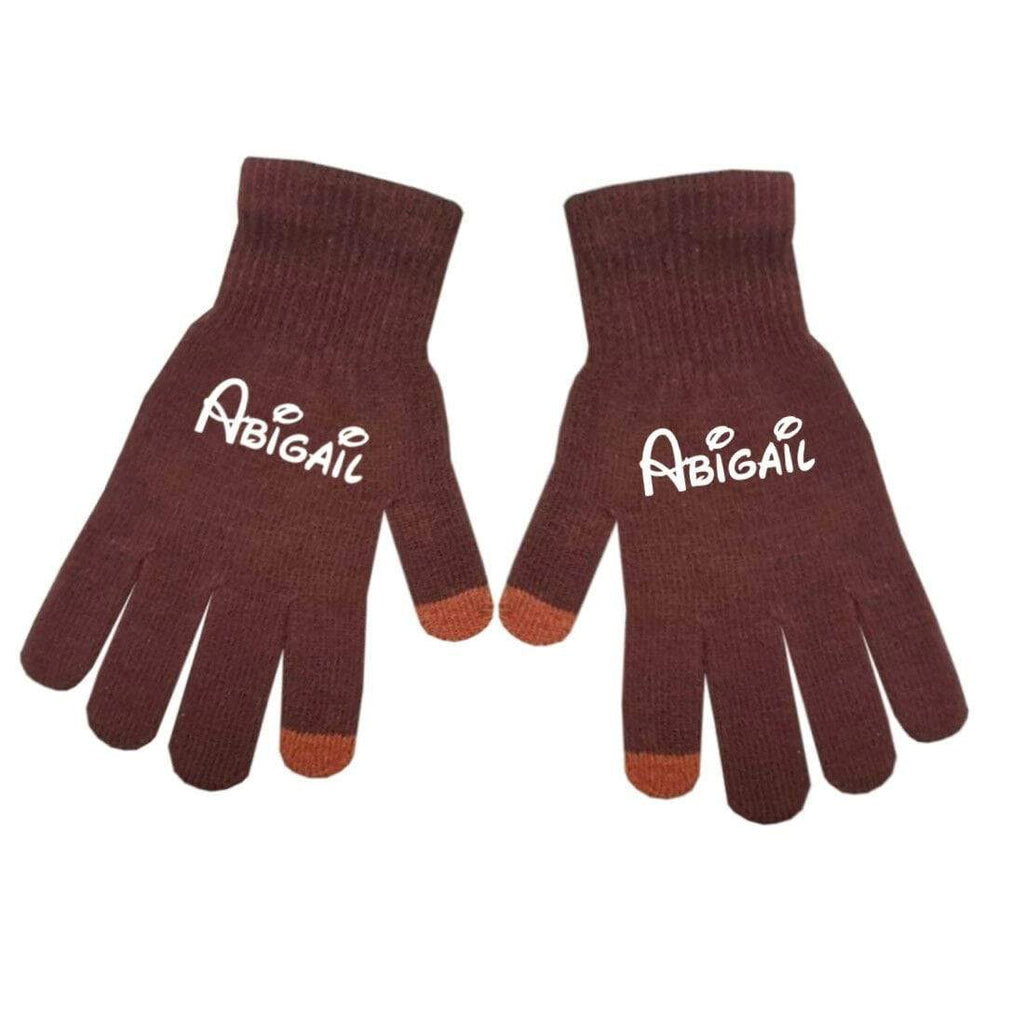 Personalise Kids Teenagers Adults Unisex Boys Girls Winter Touch Screen Gloves