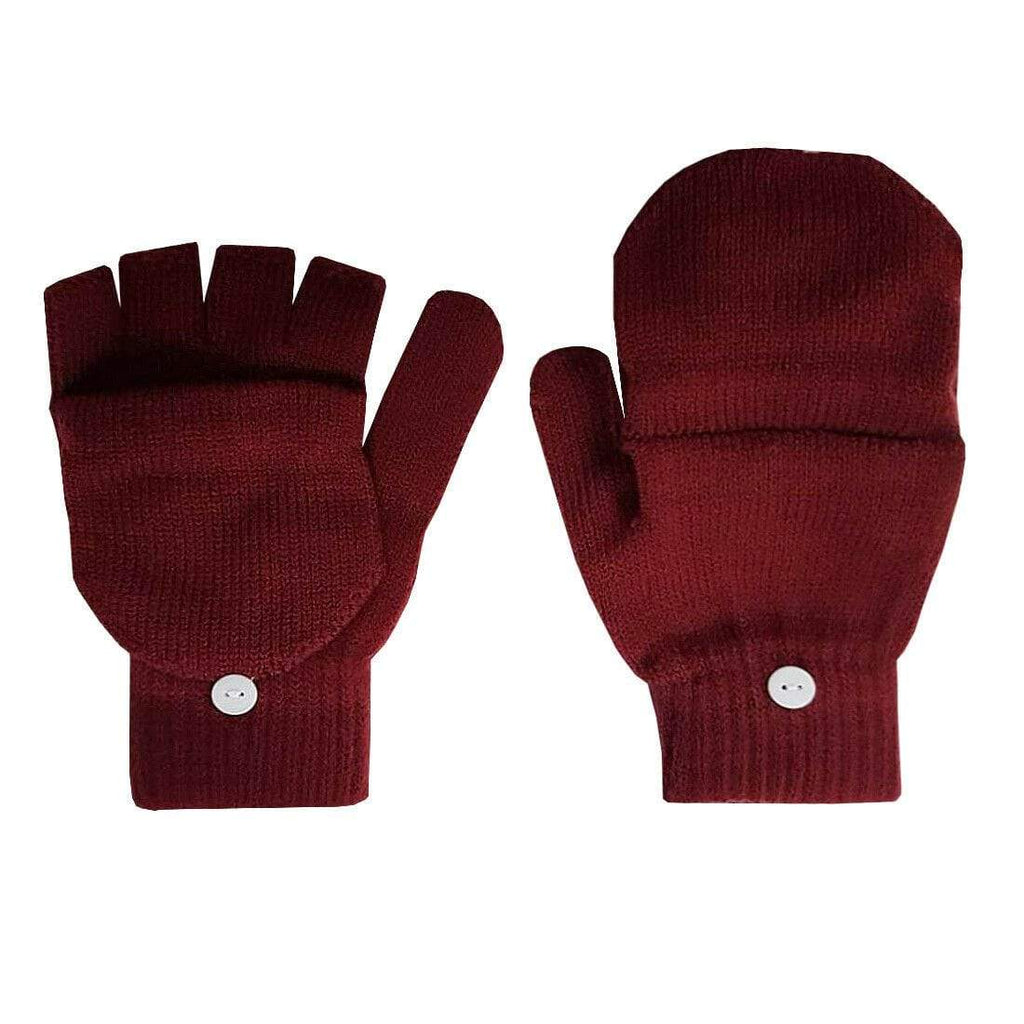 Kids Children Magic Gloves 2 Way Mittens Boys Girls Winter Funky Cool Teenagers