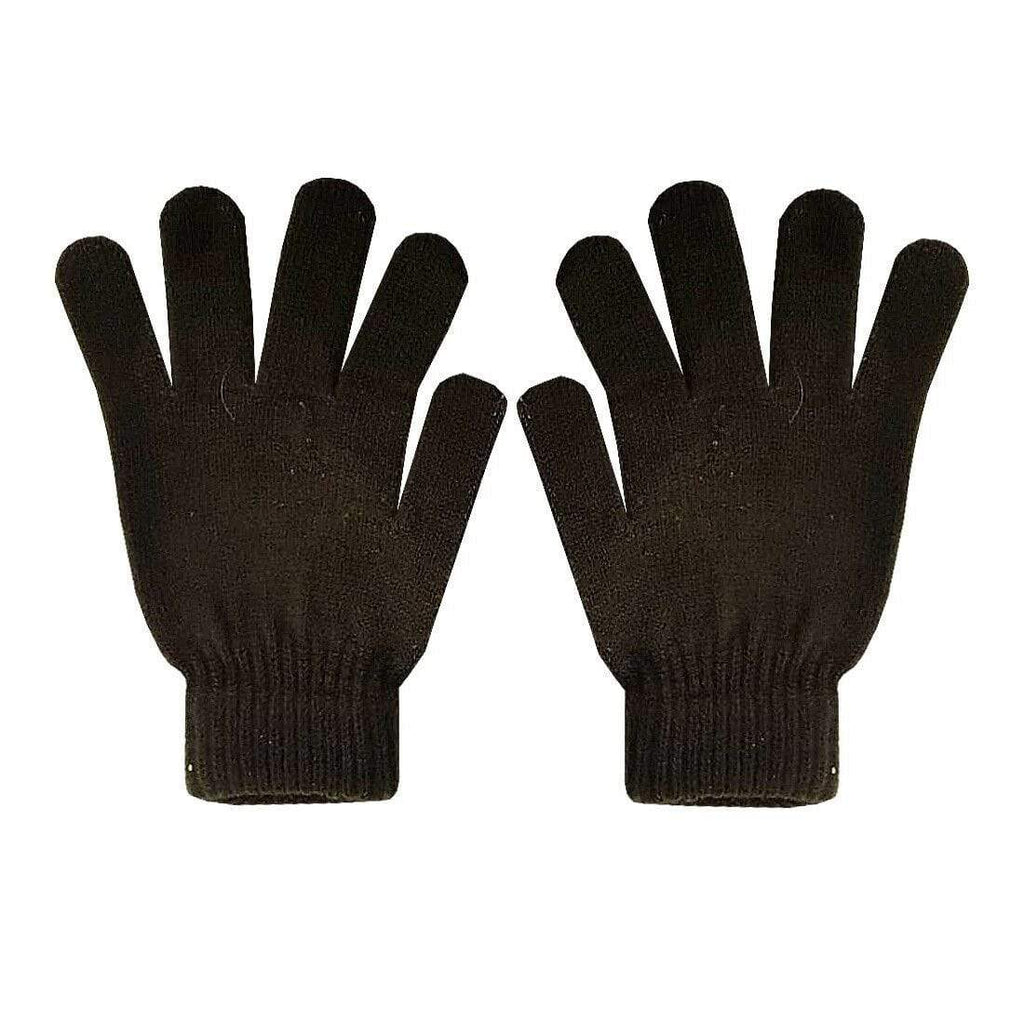 Men's Lads Boys Winter Heat Max Super Stretch Thermal Gloves 4 Colours One Size