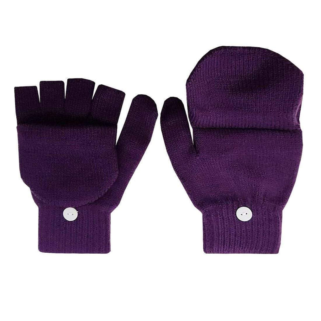 Kids Children Magic Gloves 2 Way Mittens Boys Girls Winter Funky Cool Teenagers