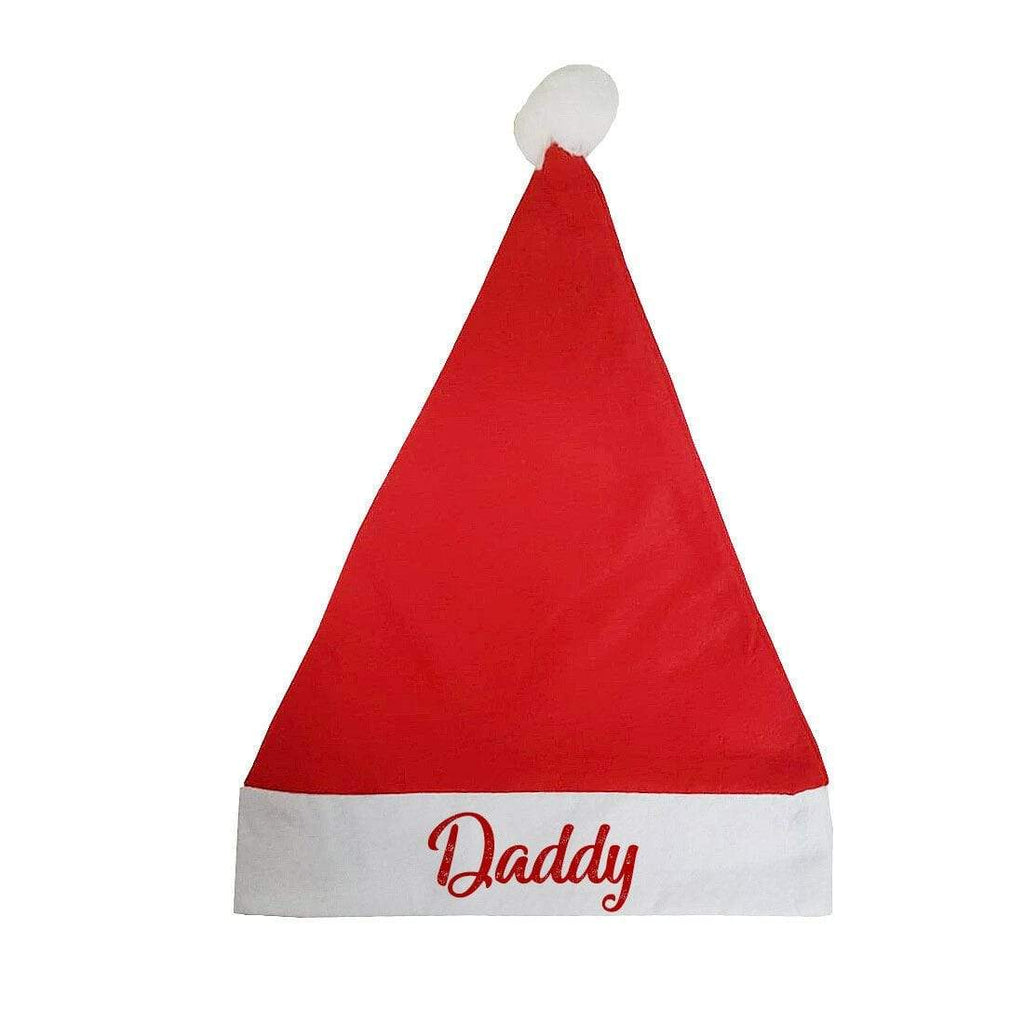 Father Christmas Santa Claus Red White Hat Xmas Party One Size Festive Funny 1