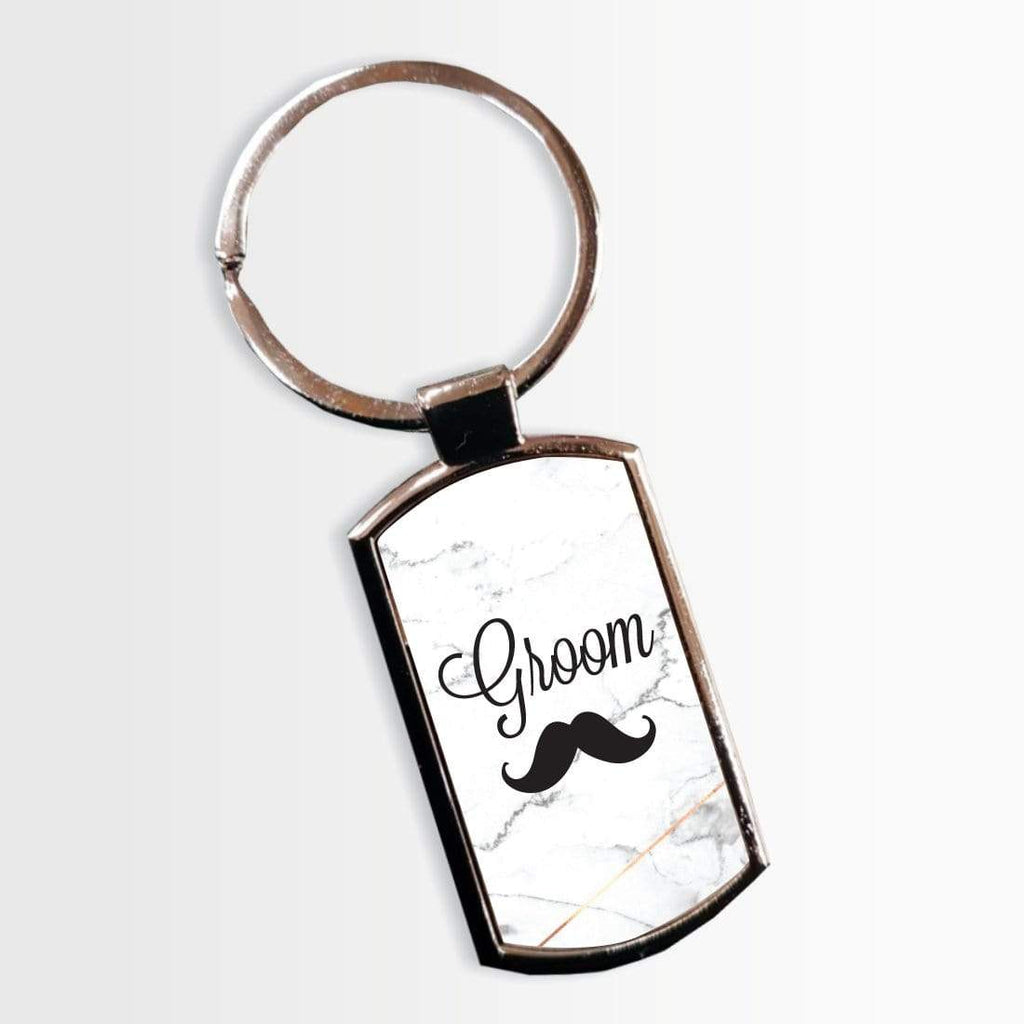 Personalised Bride Groom Key Ring Sentimental Gift