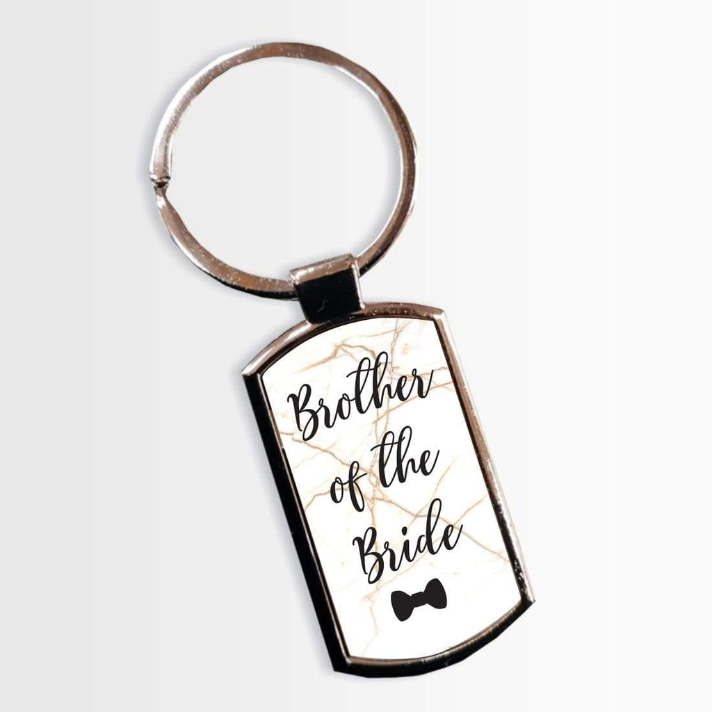 Personalised Bride Groom Usher Best Man Key Ring Sentimental Gift