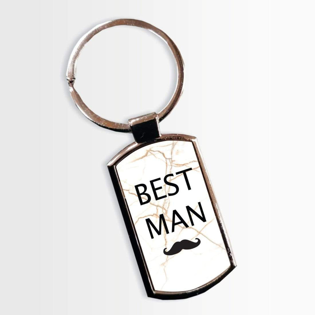 Personalised Bride Groom Usher Best Man Key Ring Sentimental Gift