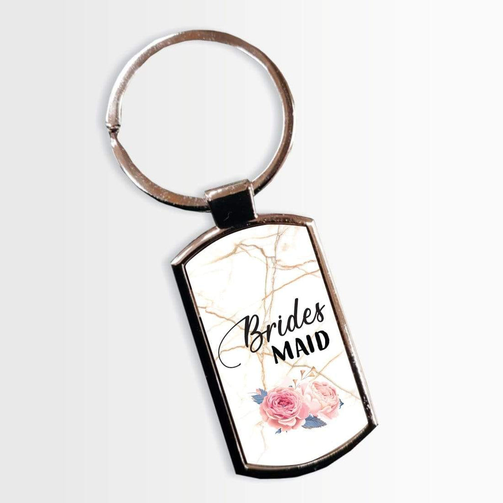 Personalised Bride Groom Usher Best Man Key Ring Sentimental Gift