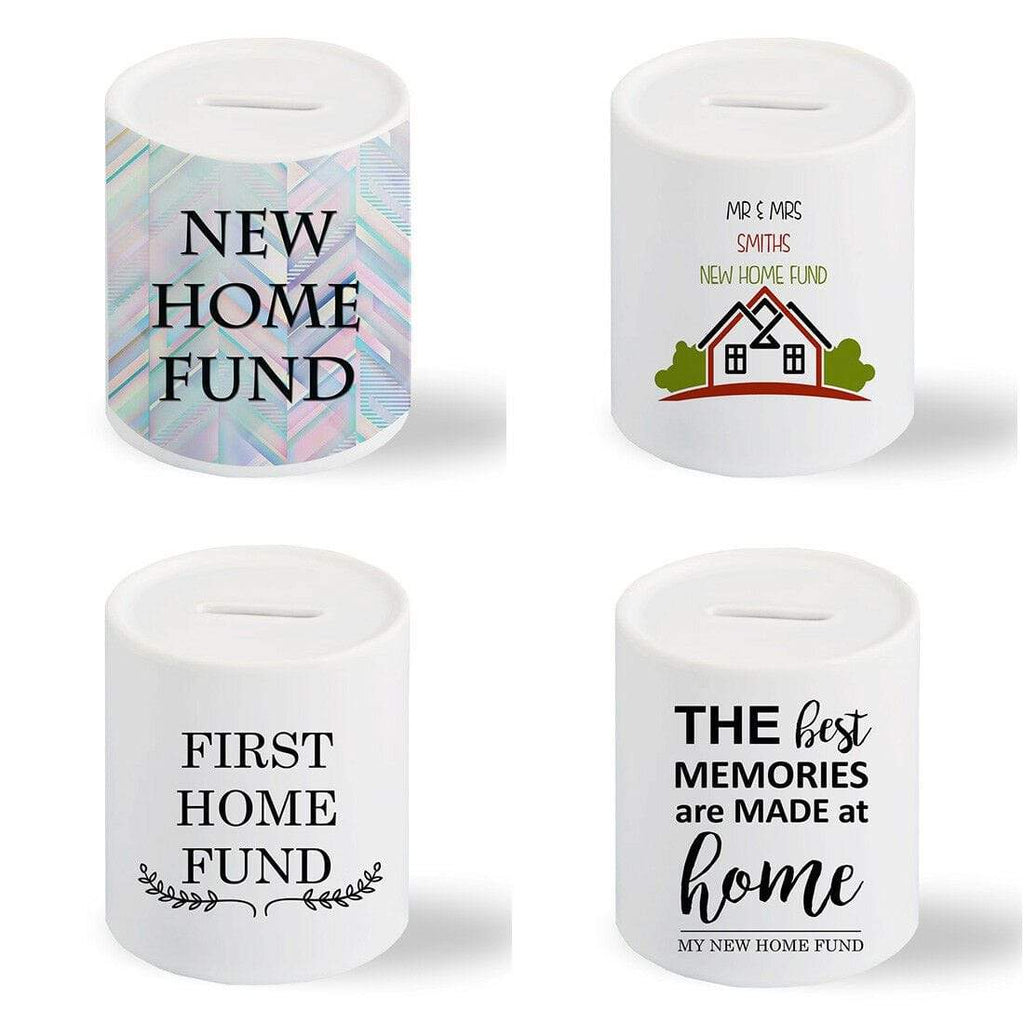 My First Home New House Money Box Gift Present Savings Piggy Bank Pocket Money 2