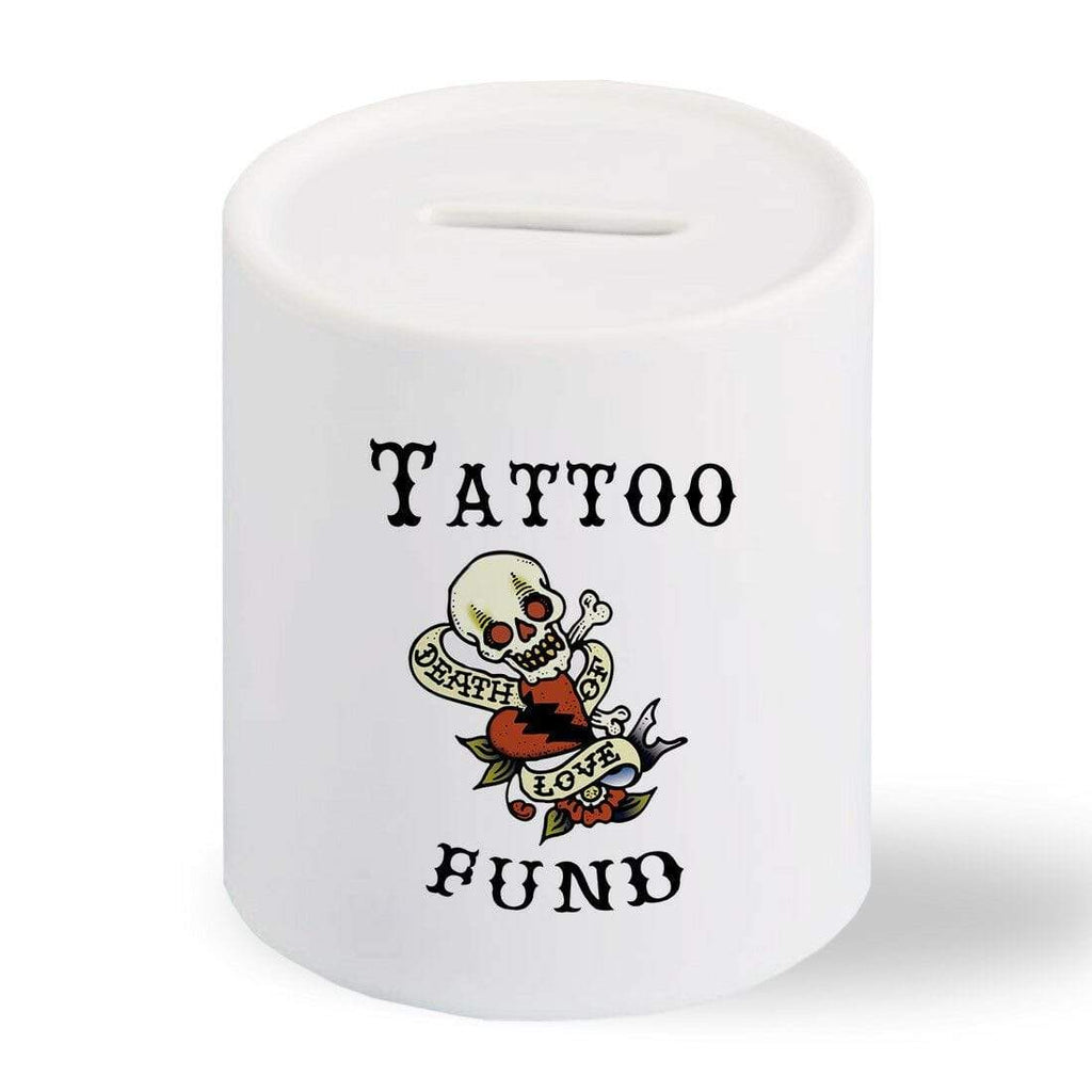 Tattoo Bags Makeup Funds Money Box Gift Present Savings Piggy Bank Pocket Money