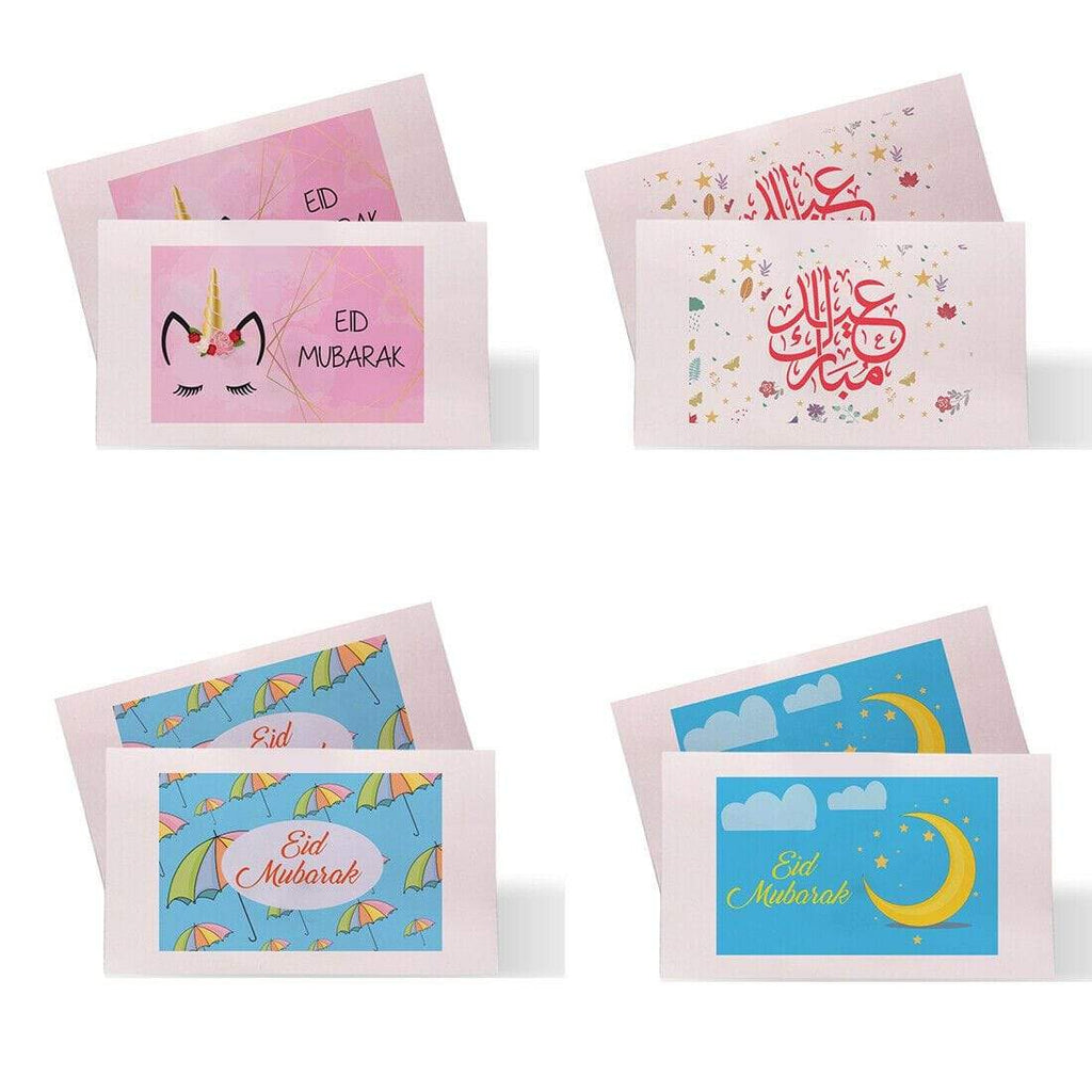 Personalised Eid Mubarak Ramadan Eidi Money Gift Envelopes Wallet Cases D1