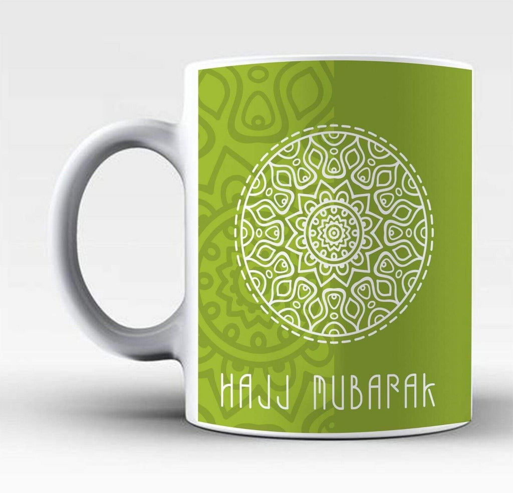 Hajj Mubarak Islamic Muslim Drink Cup Glass Coffee Tea Mug Gift Present D3