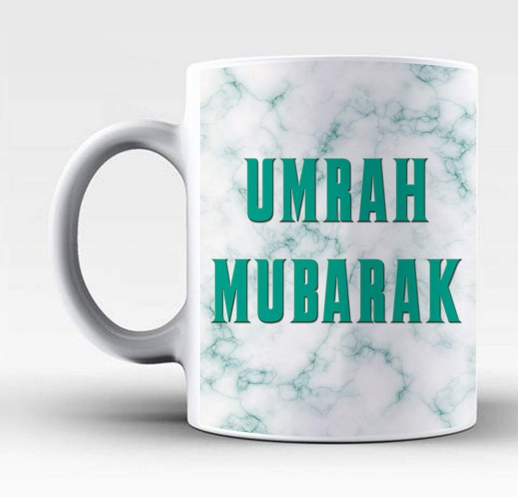Umrah Mubarak Islamic Muslim Drink Cup Glass Coffee Tea Mug Gift Present 2