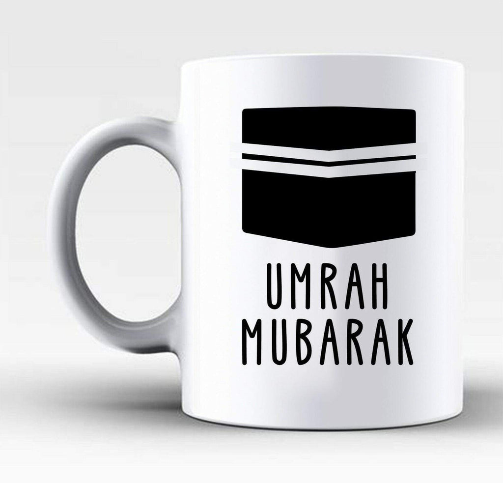 Umrah Mubarak Islamic Muslim Drink Cup Glass Coffee Tea Mug Gift Present 5