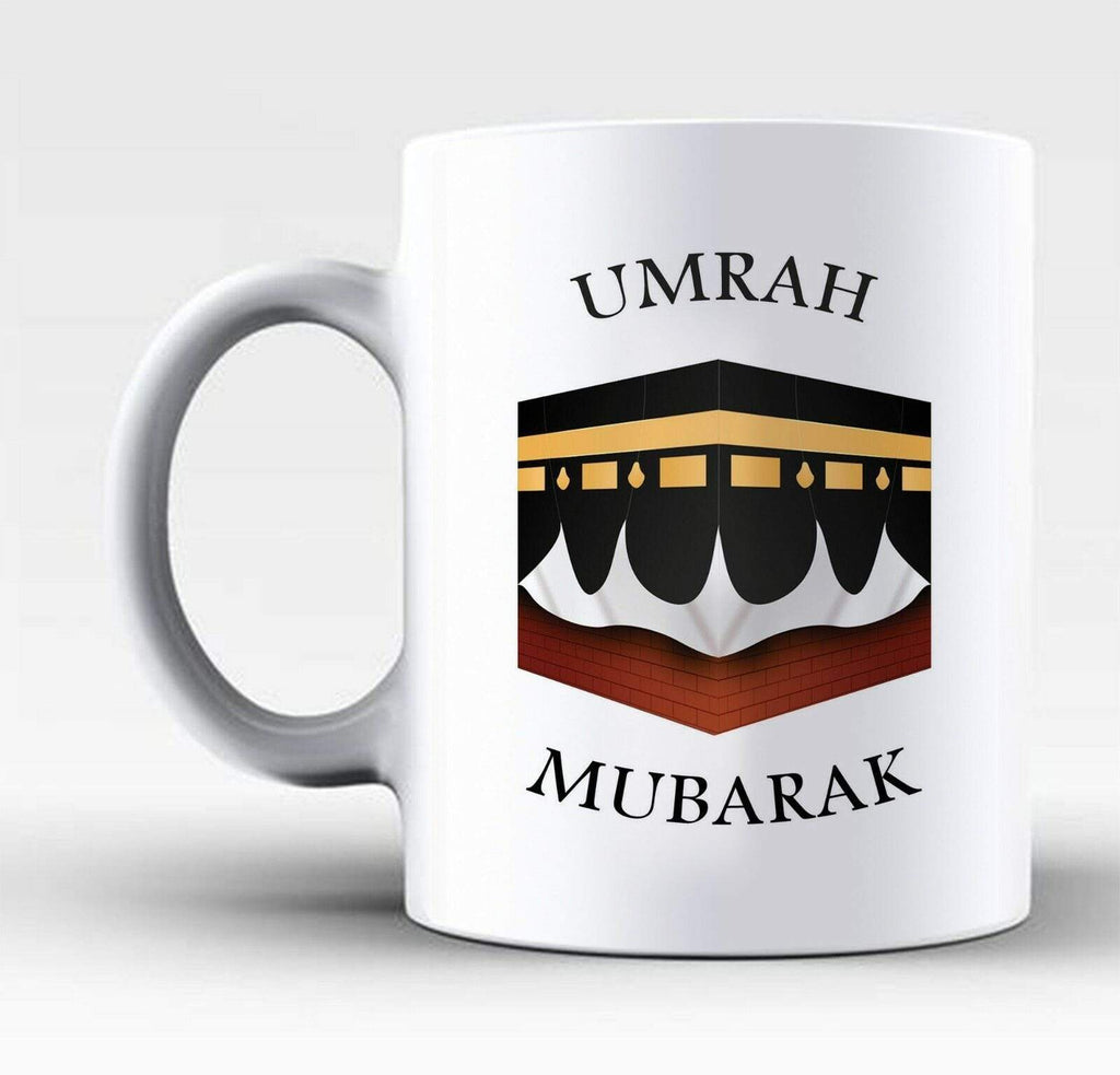 Umrah Mubarak Islamic Muslim Drink Cup Glass Coffee Tea Mug Gift Present 3