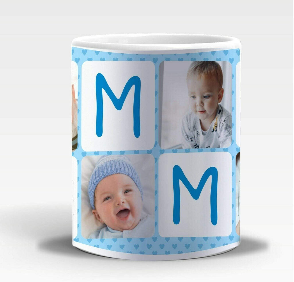 Personalised Picture Mugs For A Special Mummy Mum Mothers Day Gift Present Blue