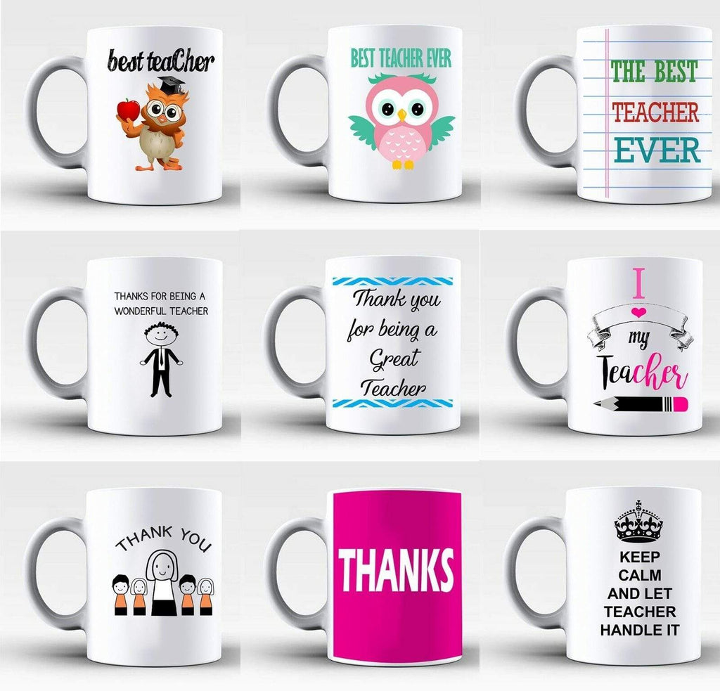 Funny Best Teacher Mugs Gift Retiring Thank You Present Student Pupils Friends