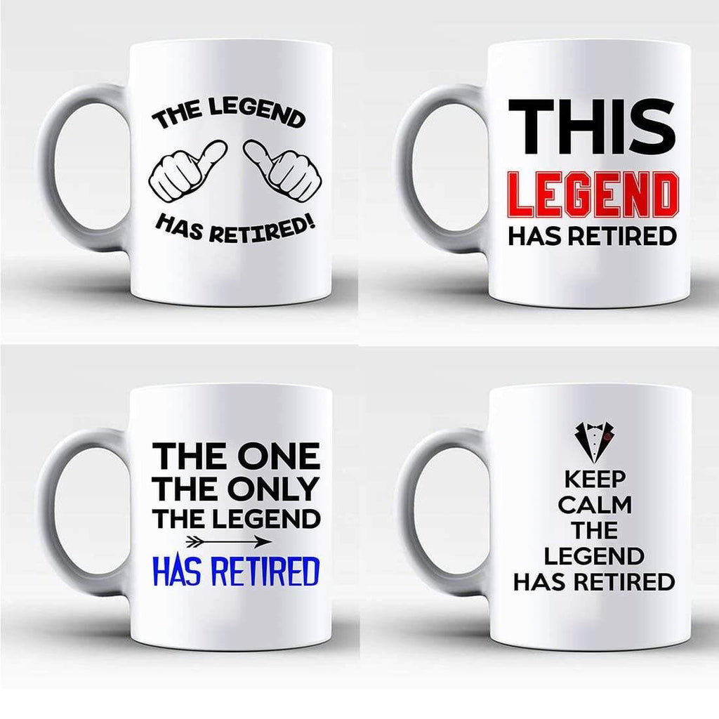 The Legend Has Retired Retirement Mug Cup Gift Thank You Present