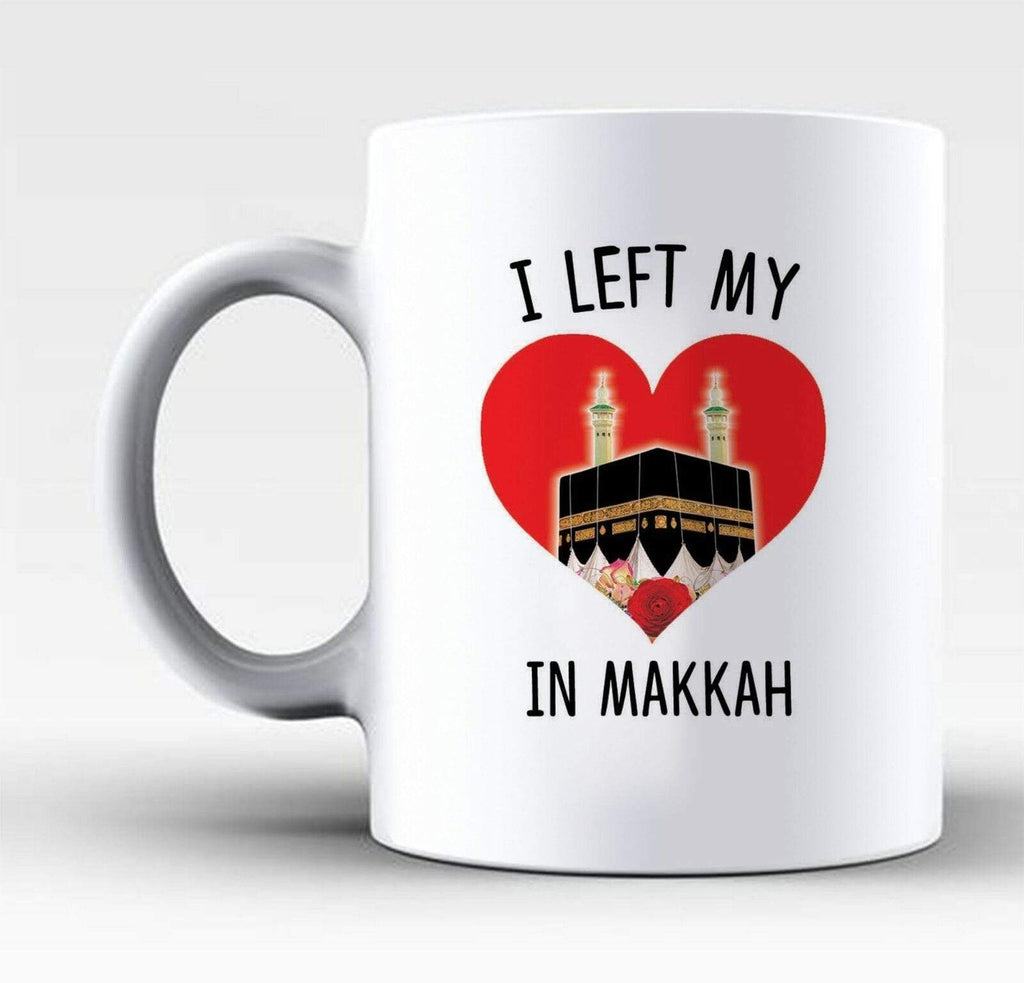 Personalised Name Umrah Mubarak Makkah Mug Islamic Muslim Drink Cup Glass Gift