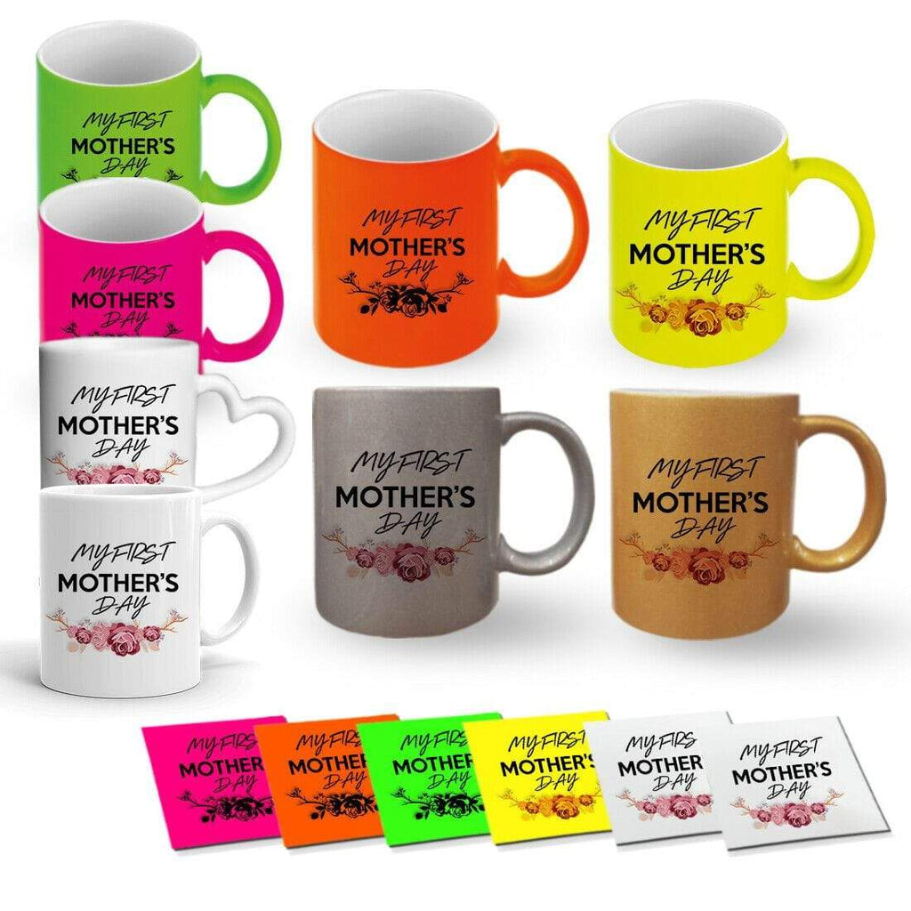 My First Mother's Day Mug Cup Coffee Tea Gift With Or Without A Coaster