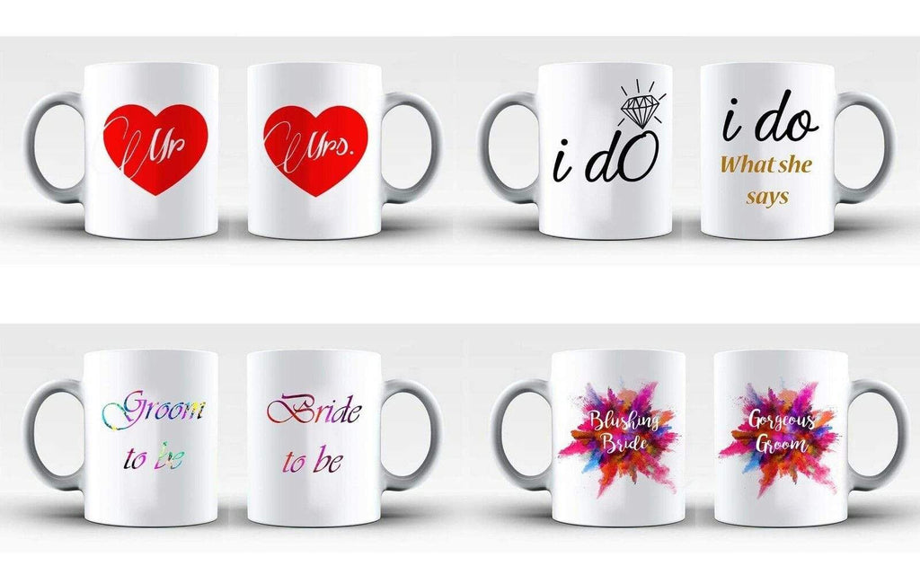 Mr & Mrs Husband Wife Mother Of Bride Coffee Mugs Wedding Engagement Gift INDIV