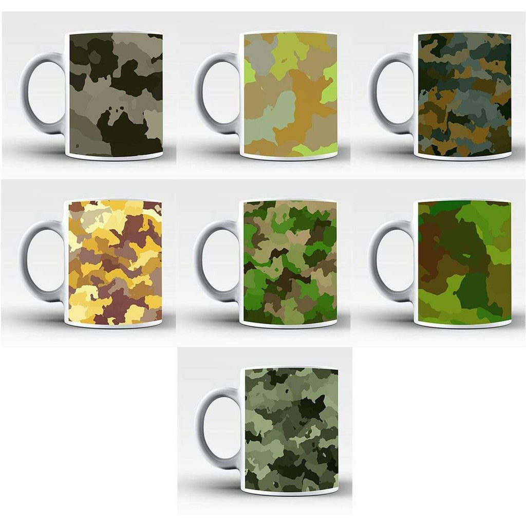 New Perfect Ideal Tea Coffee Mug Gift Present Camouflage Army Print Drink Glass