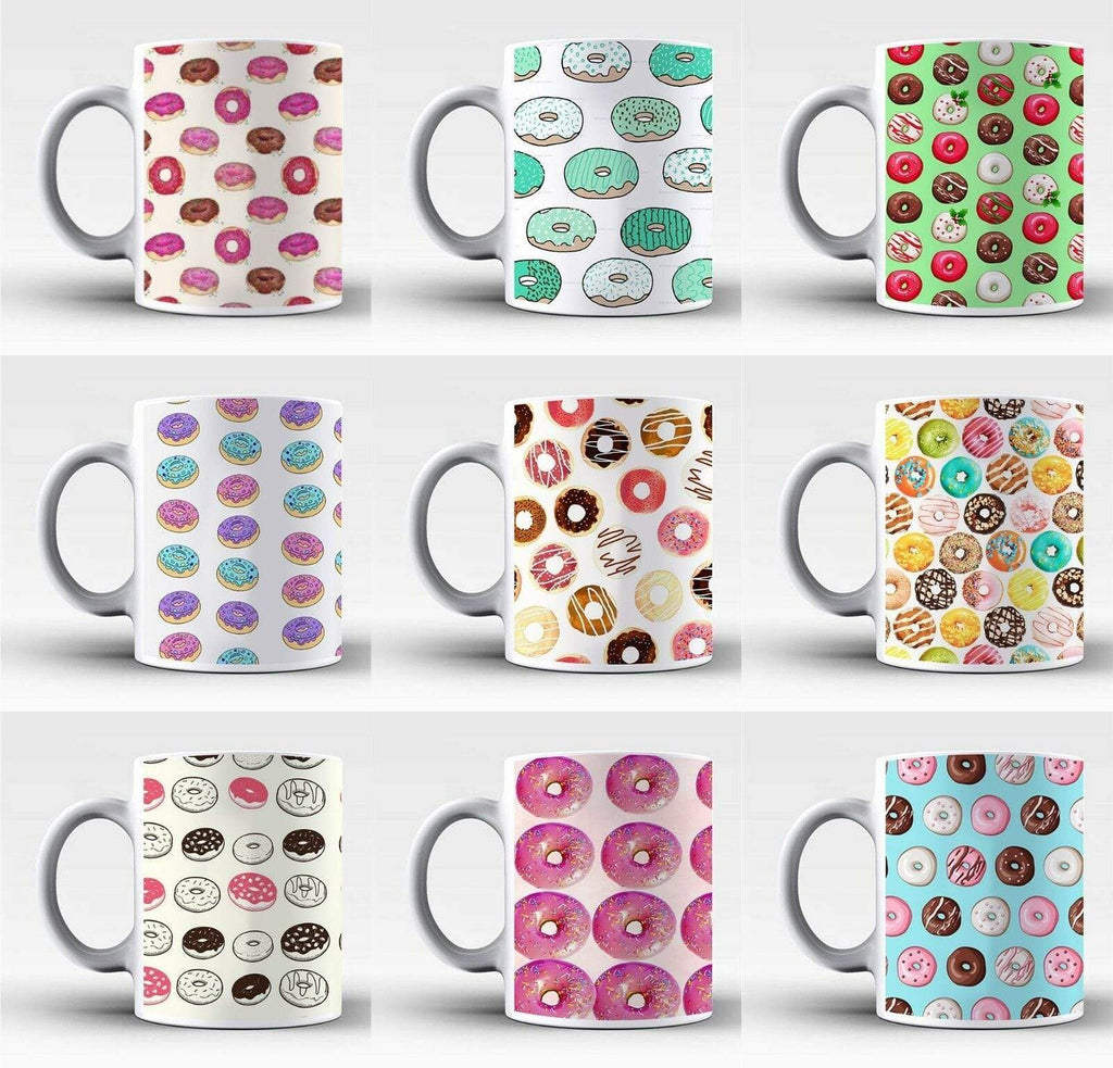 New Perfect Ideal Tea Coffee Mug Gift Present Sweet Doughnut Print Drink Glass 2