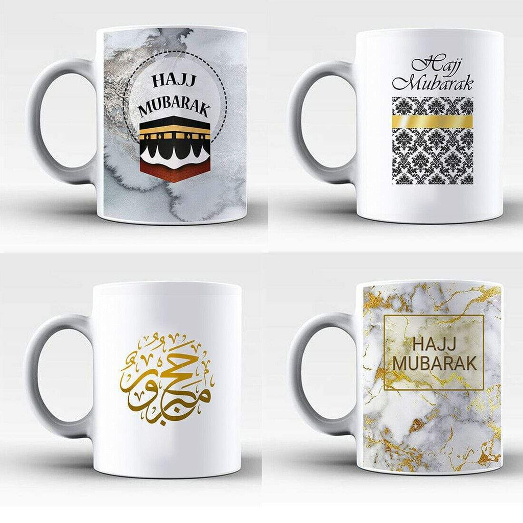 Personalised Hajj Mubarak Islamic Muslim Drink Mug Cup Coffee Tea Gift Present