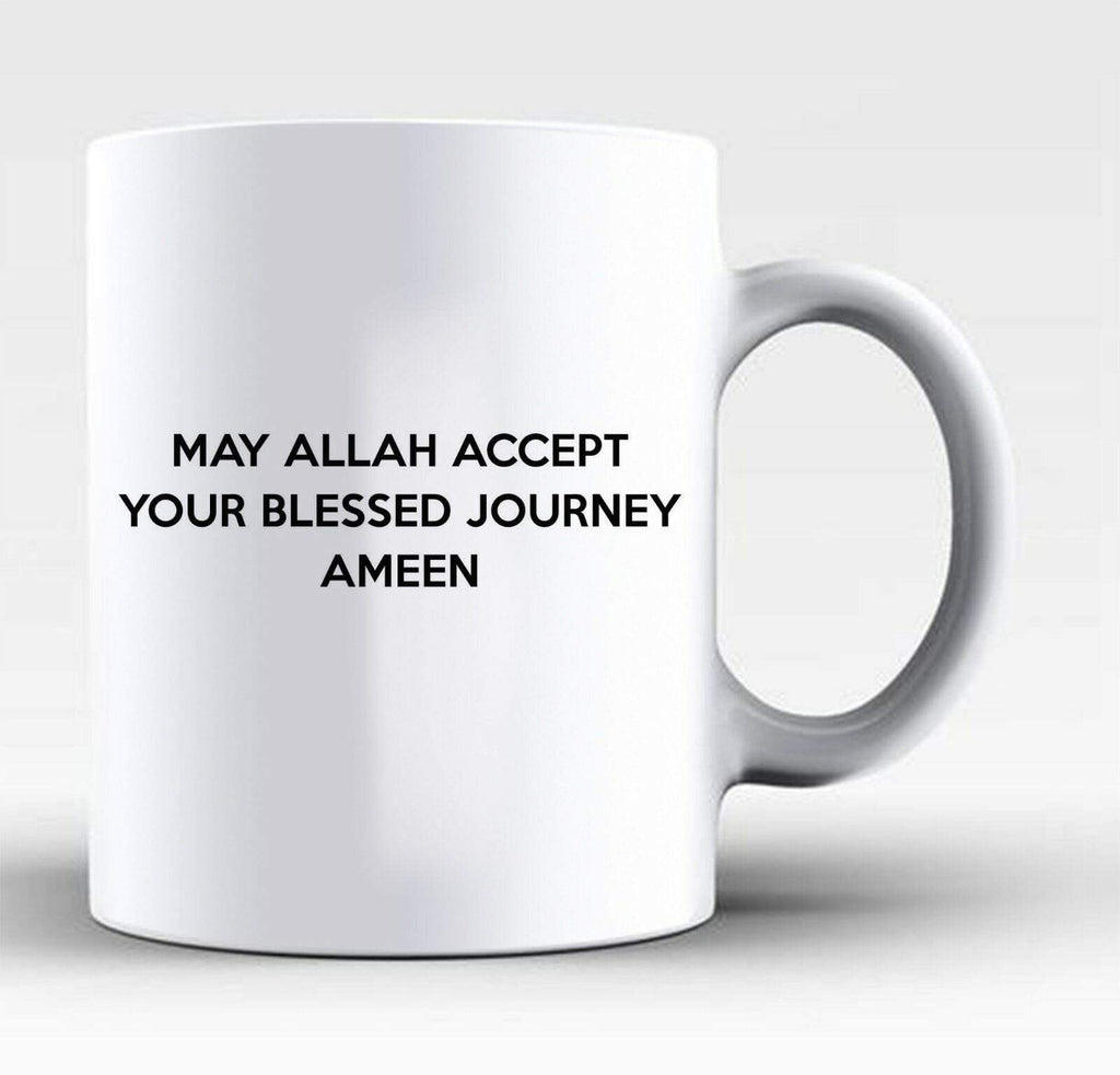 Umrah Mubarak Islamic Muslim Drink Cup Glass Coffee Tea Mug Gift Present 1