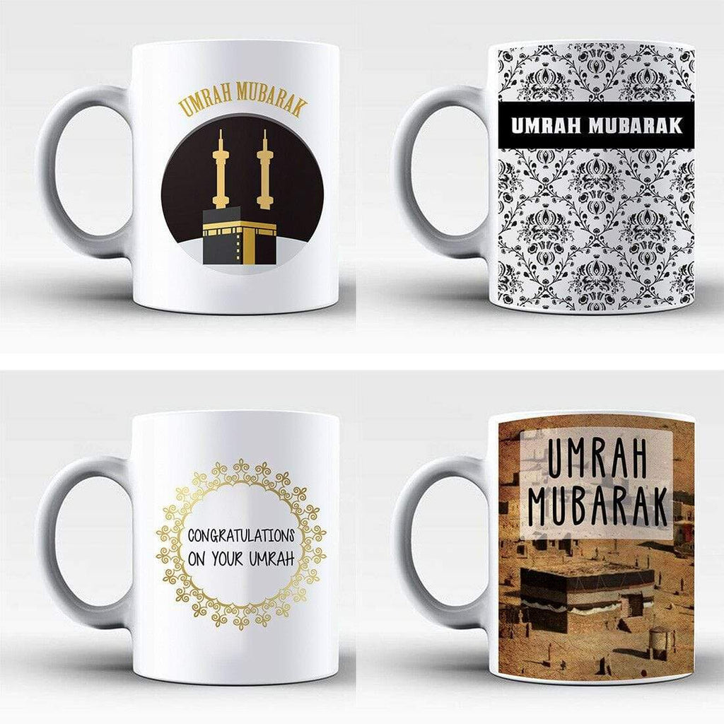 Umrah Mubarak Islamic Muslim Drink Cup Glass Coffee Tea Mug Gift Present 4