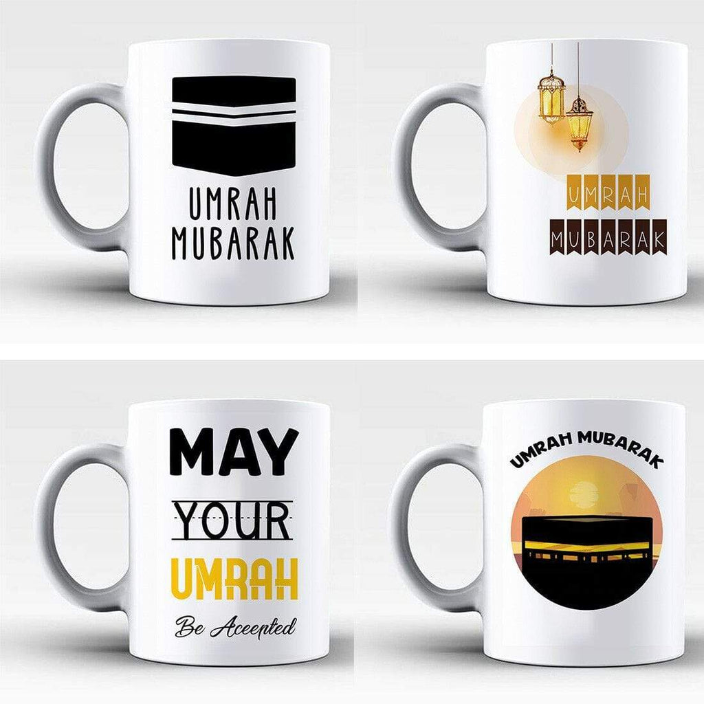 Umrah Mubarak Islamic Muslim Drink Cup Glass Coffee Tea Mug Gift Present 5