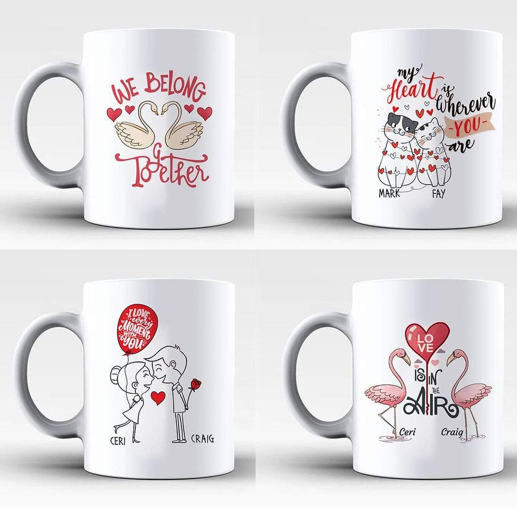 Personalised We belong together Valentines Day Gift Mug For Him Or Her