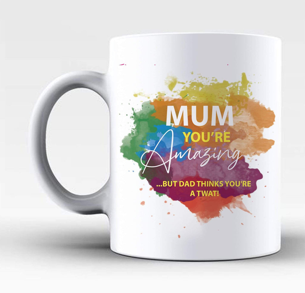 Personalised Funny Rude Amazing Mum Mom Mother's Day Gift Mug Present