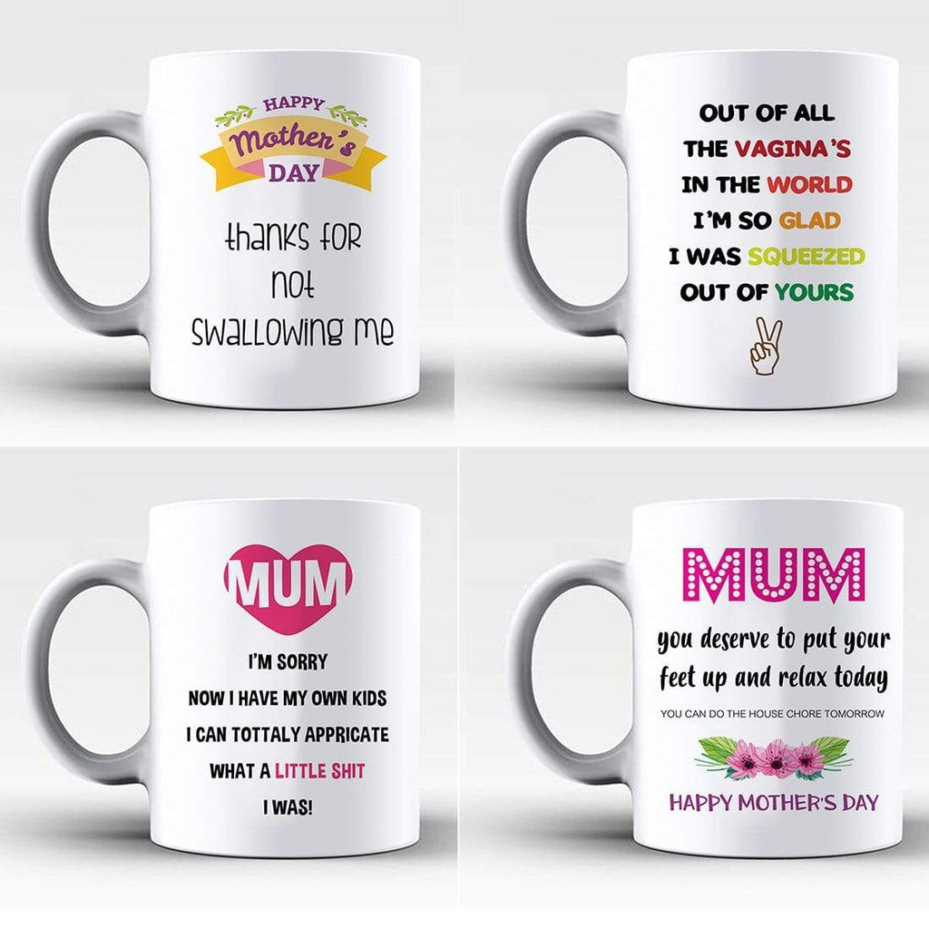 Personalised Funny Rude Humour Amazing Mum Mother's Day Gift Mug Present S1