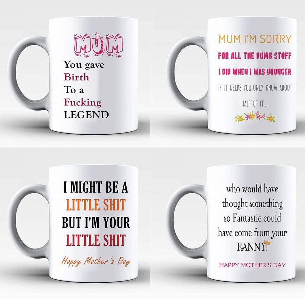 Personalised Funny Rude Humour Amazing Mum Mother's Day Gift Mug Present S2