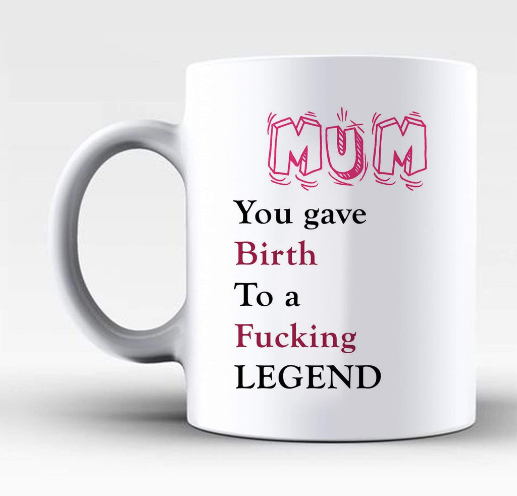 Personalised Funny Rude Humour Amazing Mum Mother's Day Gift Mug Present S2