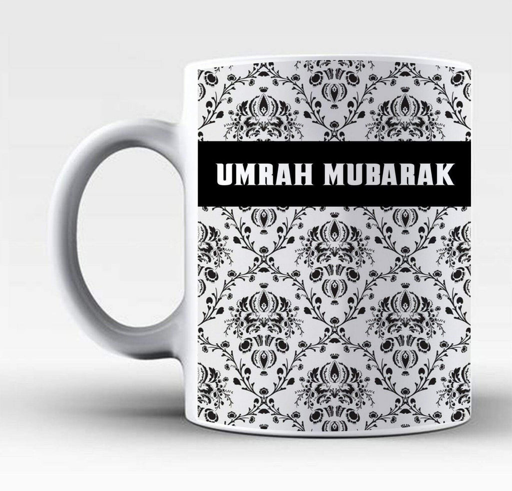 Umrah Mubarak Islamic Muslim Drink Cup Glass Coffee Tea Mug Gift Present 4