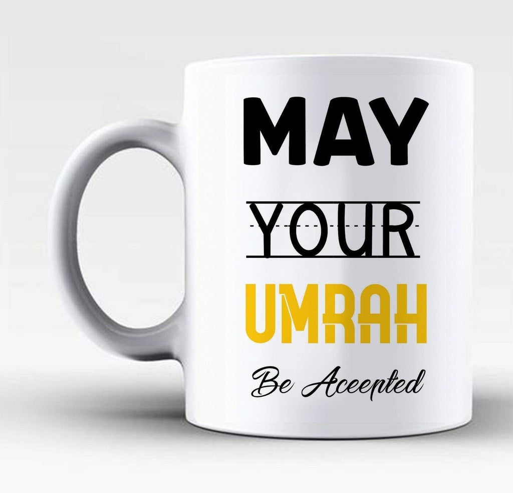 Umrah Mubarak Islamic Muslim Drink Cup Glass Coffee Tea Mug Gift Present 5