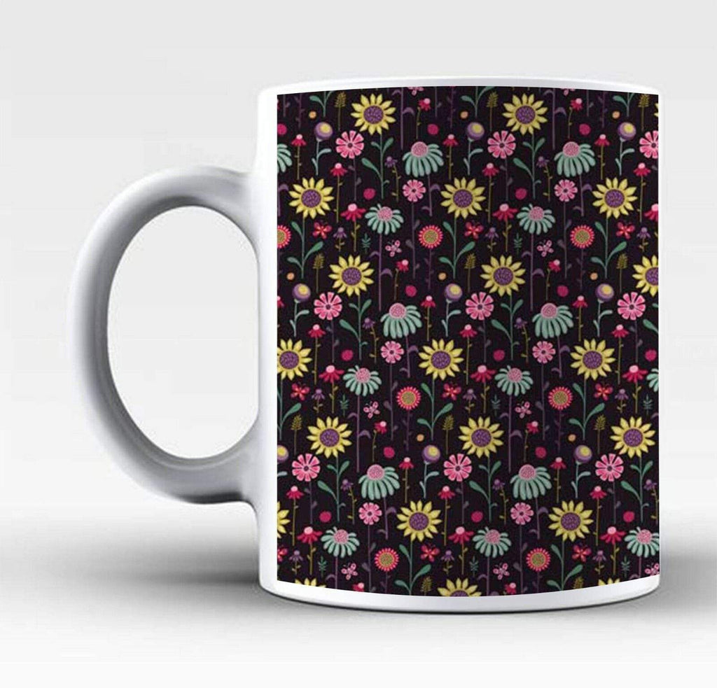 New Perfect Ideal Tea Coffee Mug Gift Present Floral Print Design Drink Glass 1