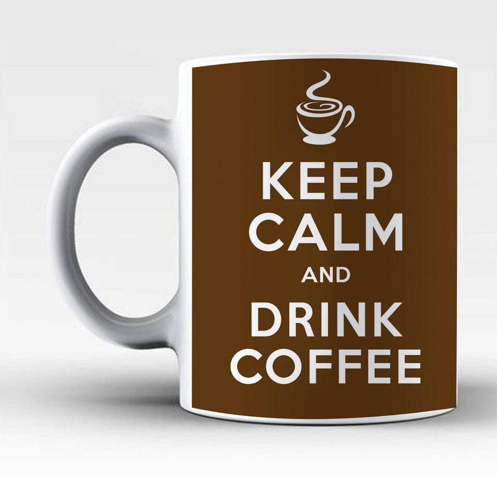 Keep Calm And Drink Water Coffee Tea Milk Drinking Glass Mugs Gift Present 3