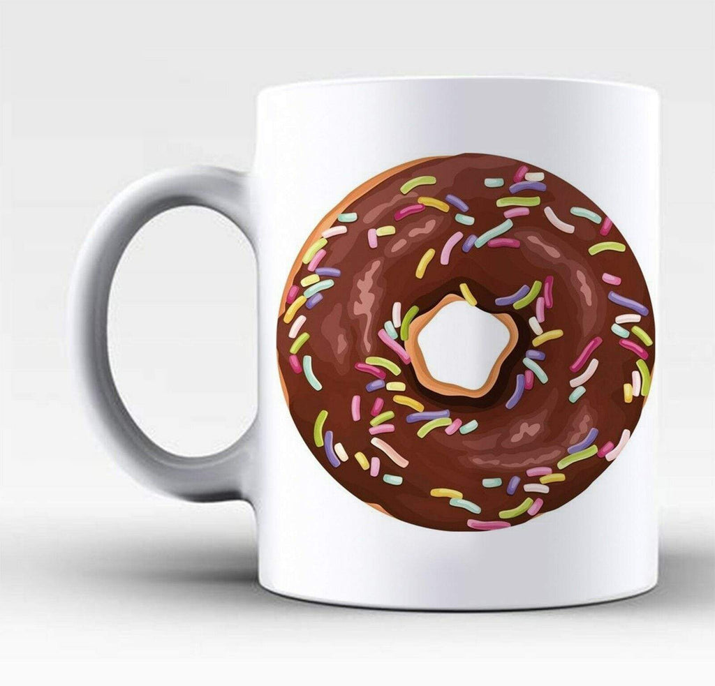 New Perfect Ideal Tea Coffee Mug Gift Present Sweet Doughnut Print Drink Glass 1