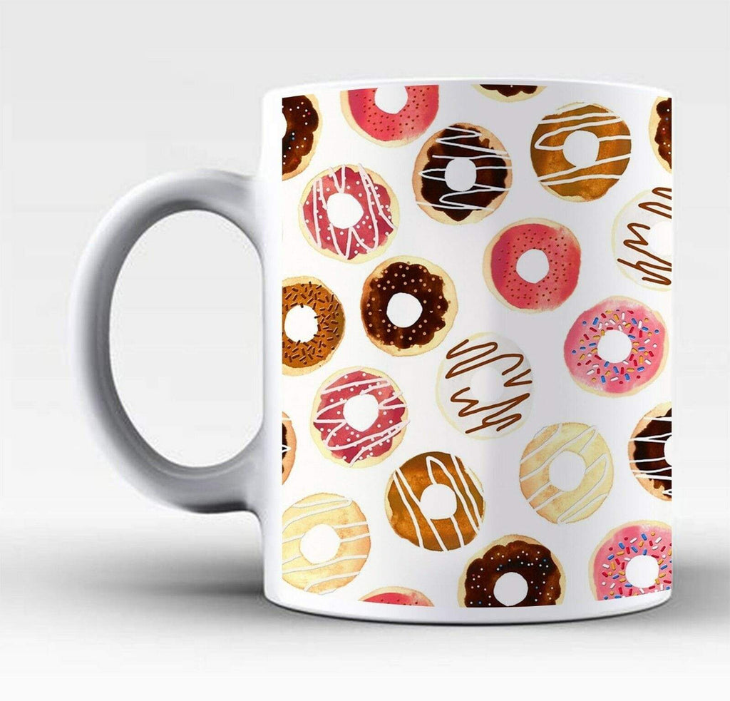 New Perfect Ideal Tea Coffee Mug Gift Present Sweet Doughnut Print Drink Glass 4