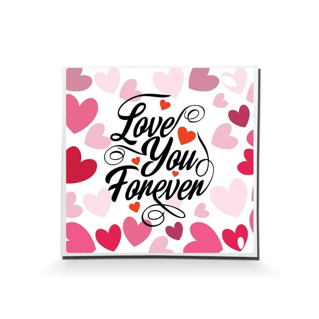 Love Cute Valentines Birthday Mug Cup Glass Coaster Greeting Card Set