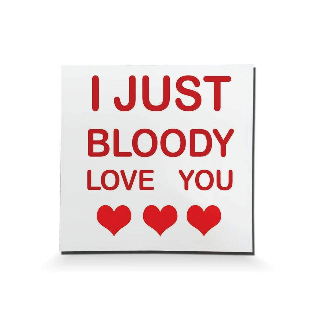 I Really Bloody Love You Girlfriend Boyfriend Wife Valentines Day Coaster Gift