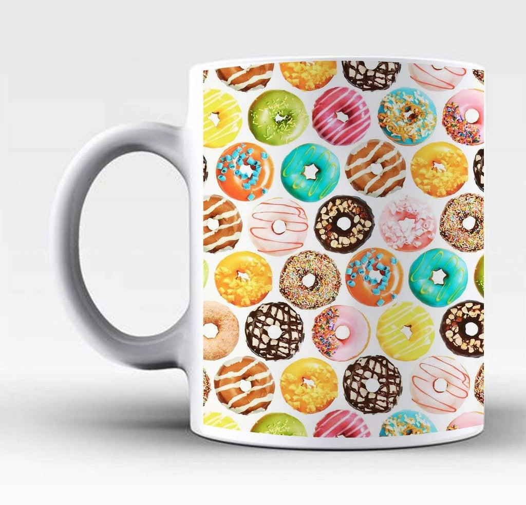 New Perfect Ideal Tea Coffee Mug Gift Present Sweet Doughnut Print Drink Glass 2