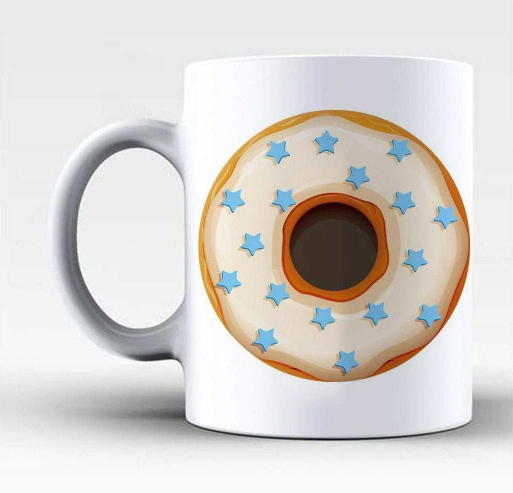 New Perfect Ideal Tea Coffee Mug Gift Present Sweet Doughnut Print Drink Glass 3