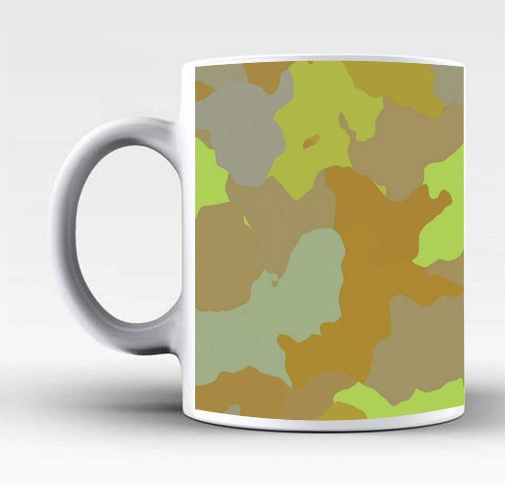 New Perfect Ideal Tea Coffee Mug Gift Present Camouflage Army Print Drink Glass